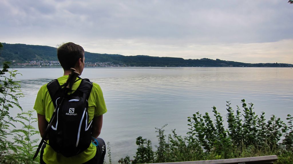 Wanderweg Seegang: Pause kurz vor Bodman